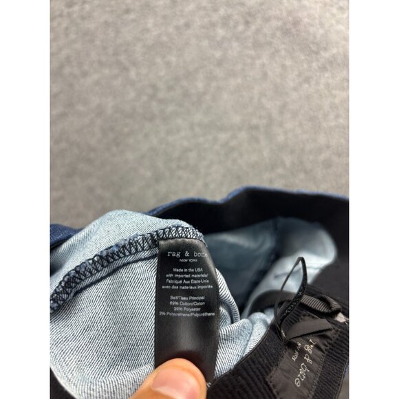 Rag & Bone Georgie Pant Jeans Women's 8 Stretch Dark Wash Pull On Ankle Jeggings - Picture 9 of 9